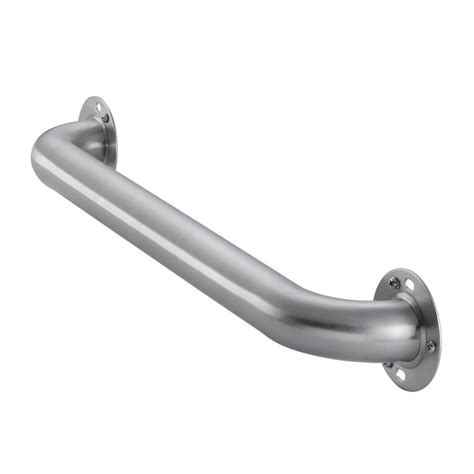 Traditional 24-in Vibrant Brushed Nickel Wall Mount ADA Compliant Grab Bar (300-lb Weight Capacity) Model 11893-BN. . Grab bar lowes